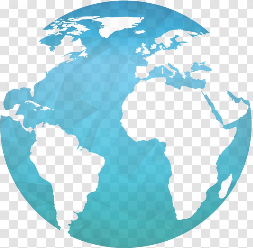 World Map Globe Image - Benefits Of Cloud Transparent PNG