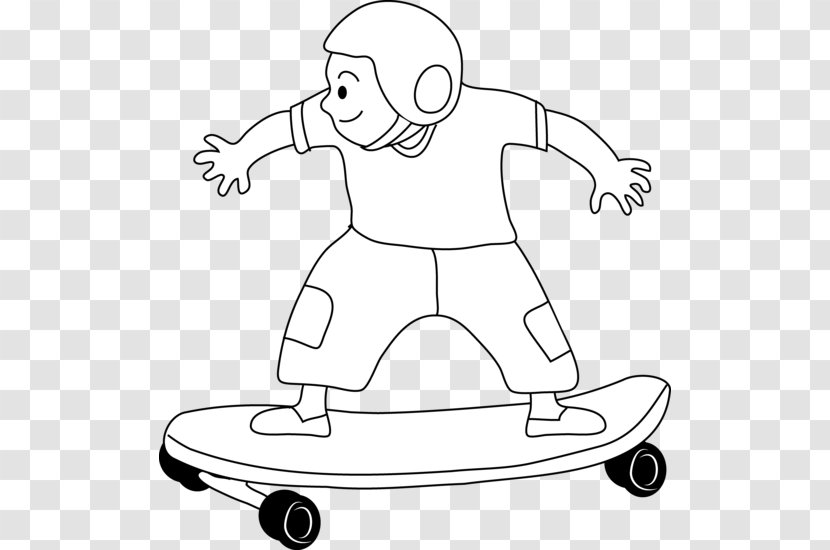 Skateboarding Clip Art - Material - Skateboarder Cliparts Transparent PNG