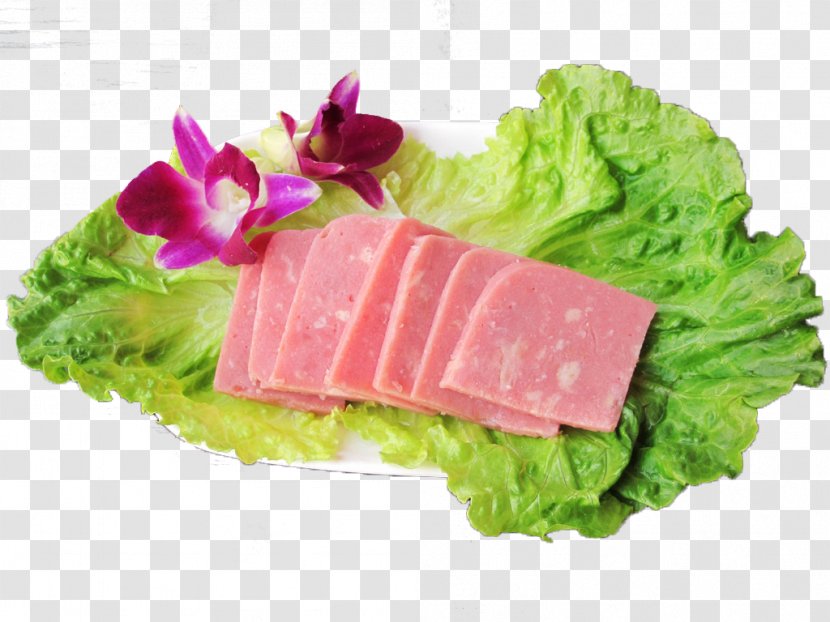 Hot Pot Romaine Lettuce Ham Shuizhu - Sashimi - Package Transparent PNG