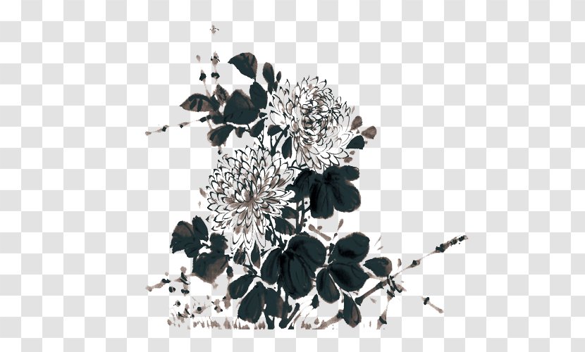 Poster Ink - Gratis - FIG Chrysanthemum Transparent PNG