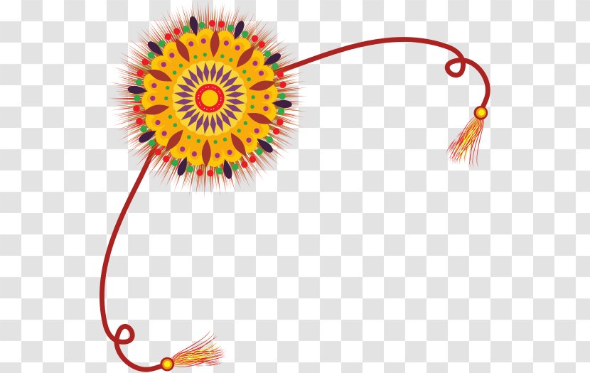 Raksha Bandhan Flower Point Clip Art - Mandala - Pinata Clipart Transparent PNG