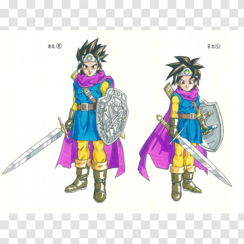 Dragon Quest III V Warrior I & II - Costume Design - Roleplaying Game Transparent PNG