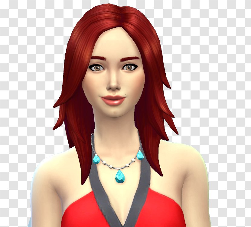 The Sims 4 2 Red Hair Color Eye Transparent PNG