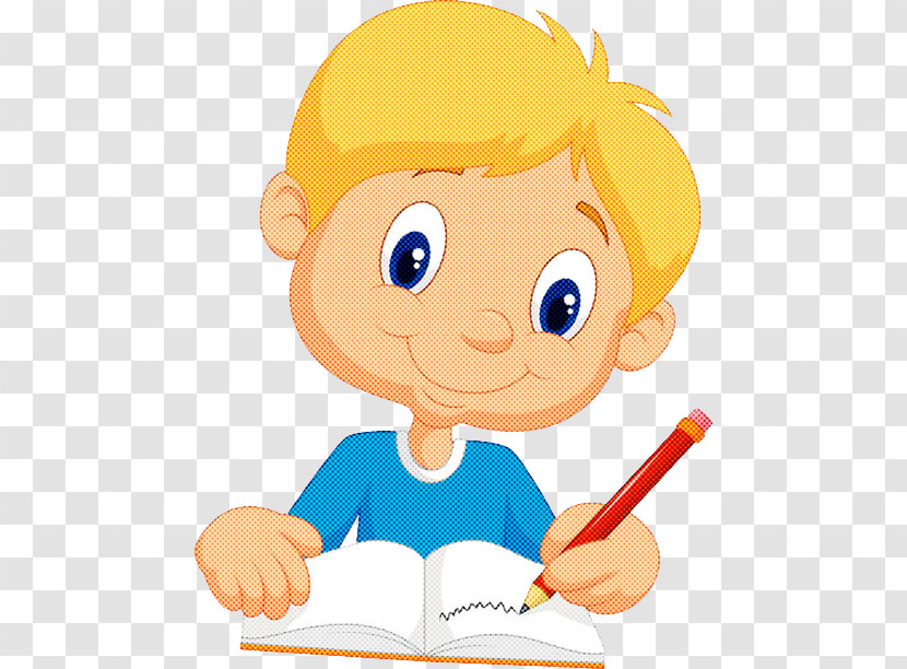 Cartoon Child Homework Reading Writing Instrument Accessory Transparent PNG