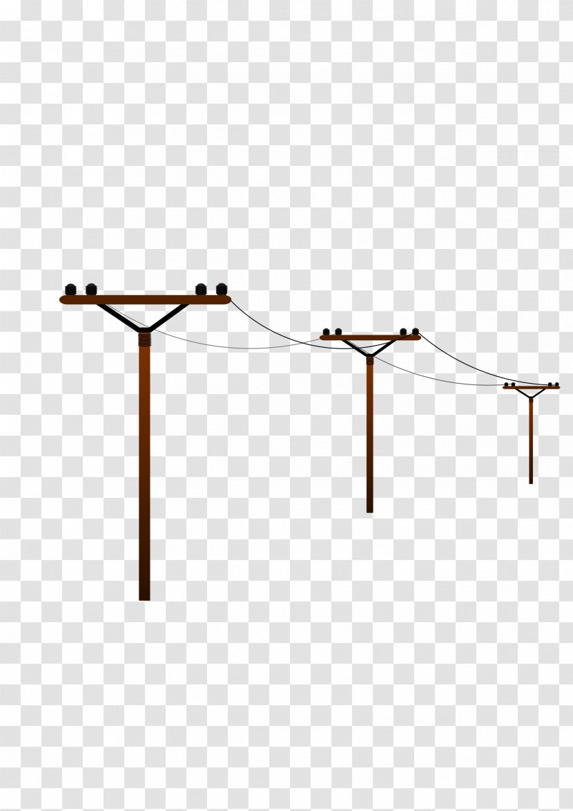 Overhead Power Line Electric Transmission Tower Electricity Clip Art Transparent PNG