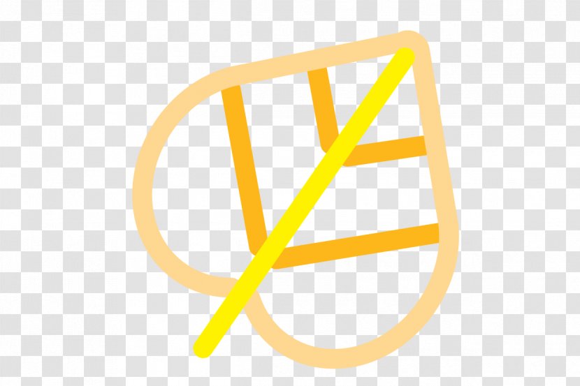 Brand Line Angle Logo - Yellow Transparent PNG