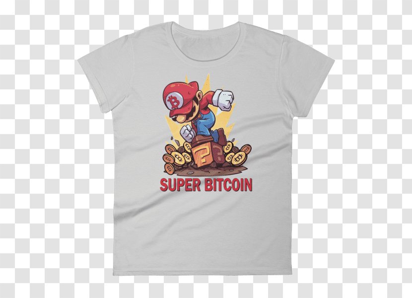 Long-sleeved T-shirt Clothing - Text - Bitcoin Shirt Transparent PNG