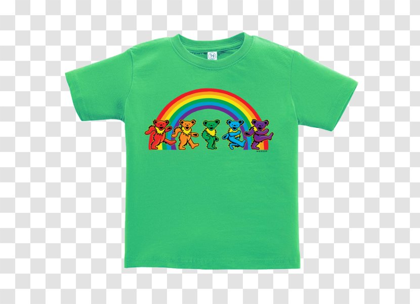 T-shirt Grateful Dead Green Hippie - Dance - Little Bear Transparent PNG