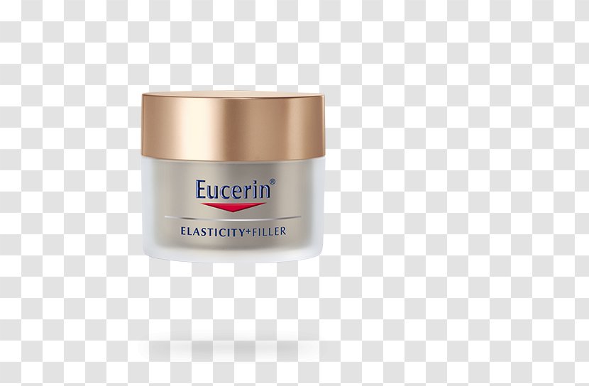 Eucerin Hyaluron-Filler + Elasticity Night Cream Filler Facial Oil Skin - Face Transparent PNG