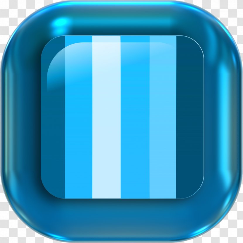 Symbol Pictogram - Electric Blue - Buttons Transparent PNG