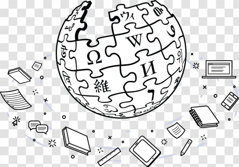 Wikipedia Logo Globe Wikimedia Foundation - Technology Transparent PNG