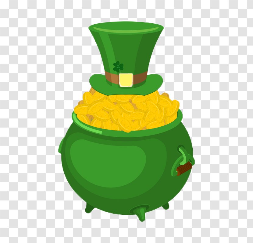 Ireland Saint Patrick's Day Leprechaun Irish People - Luck Of The - Pot Gold Transparent PNG