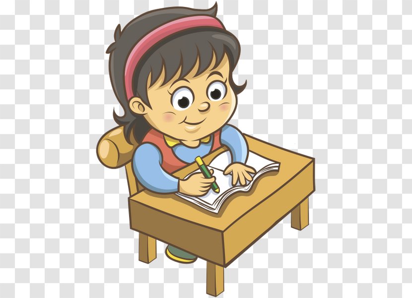 Cartoon Child Drawing Clip Art - Back To School Transparent PNG