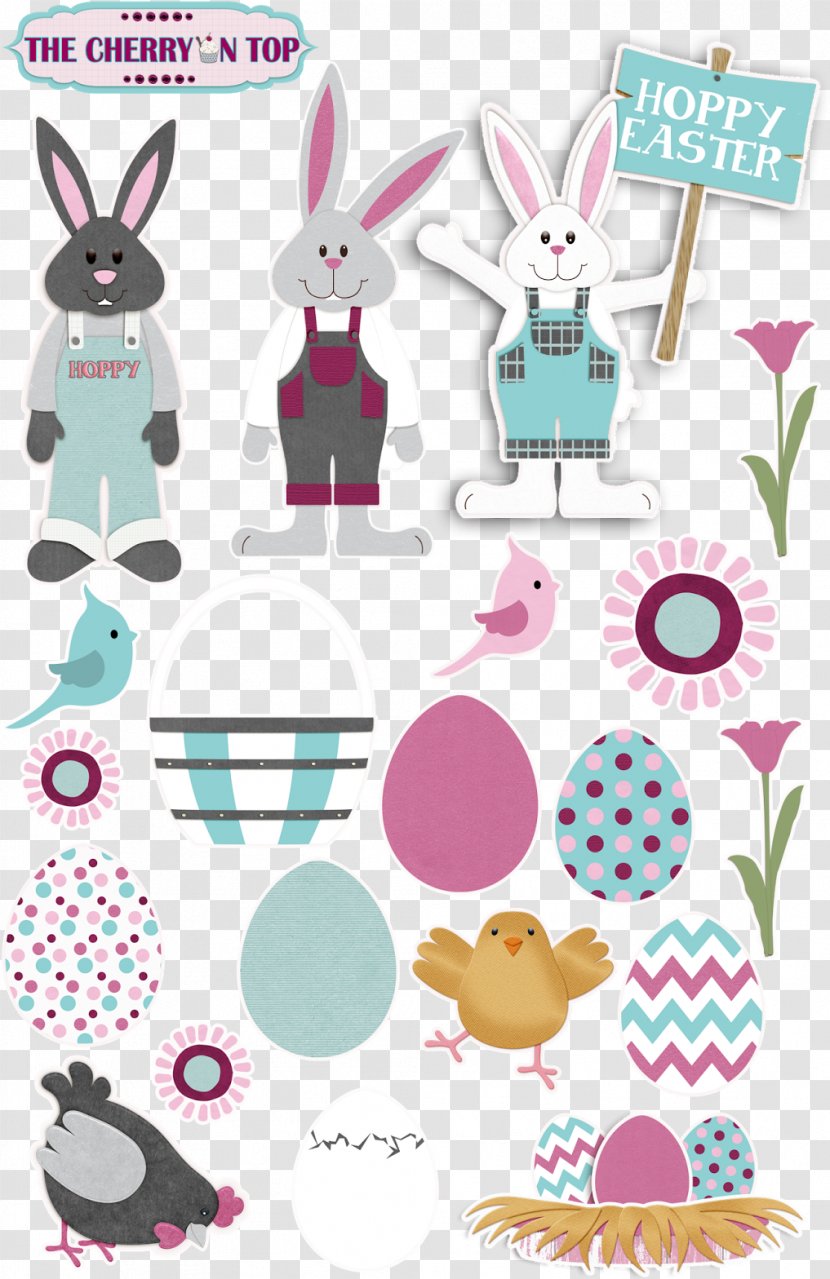 Easter Egg Background - Drawing - Animal Figure Animation Transparent PNG