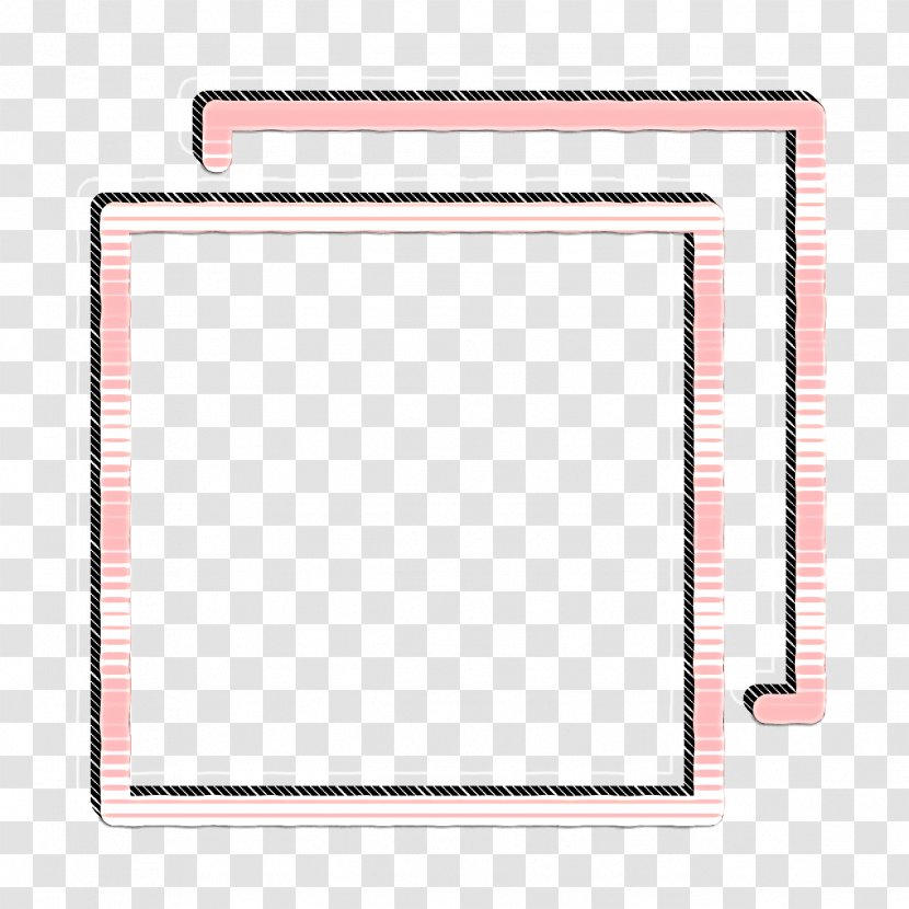 Web Navigation Line Craft Icon Shapes Multi Tab - Picture Frame - Rectangle Transparent PNG