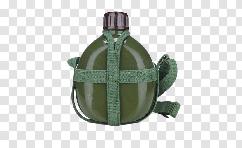 Water Bottle Kettle - Activated Carbon - Green Army Transparent PNG