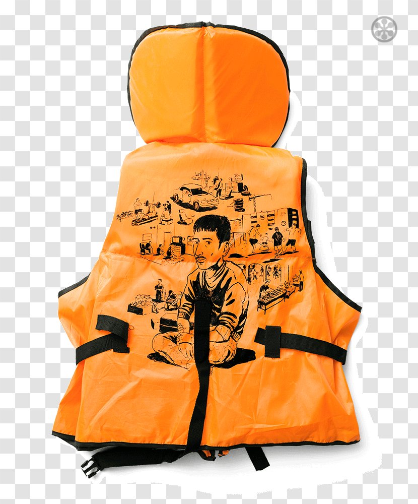 Life Jackets Refugee Drawing Art - Jacket Transparent PNG