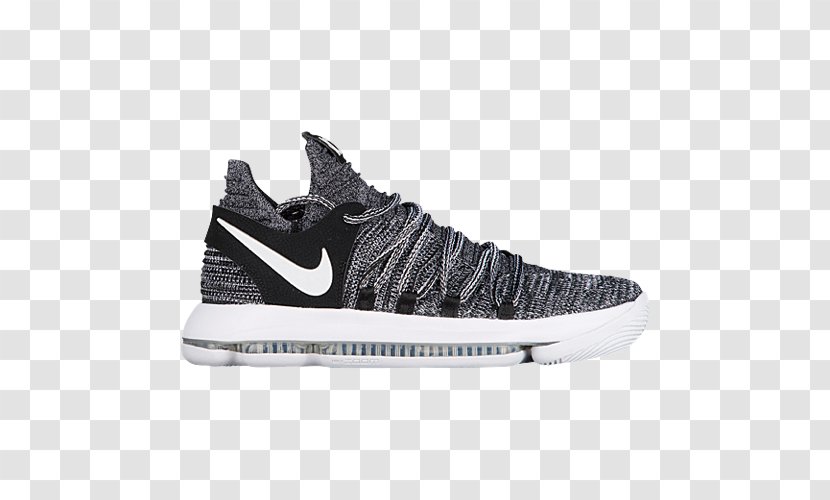 Nike Zoom Kd 10 Air Force 1 Jordan Shoe - Black Transparent PNG