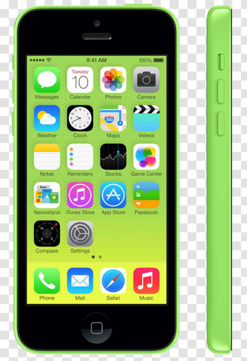 IPhone 5c 4 Apple - Technology Transparent PNG