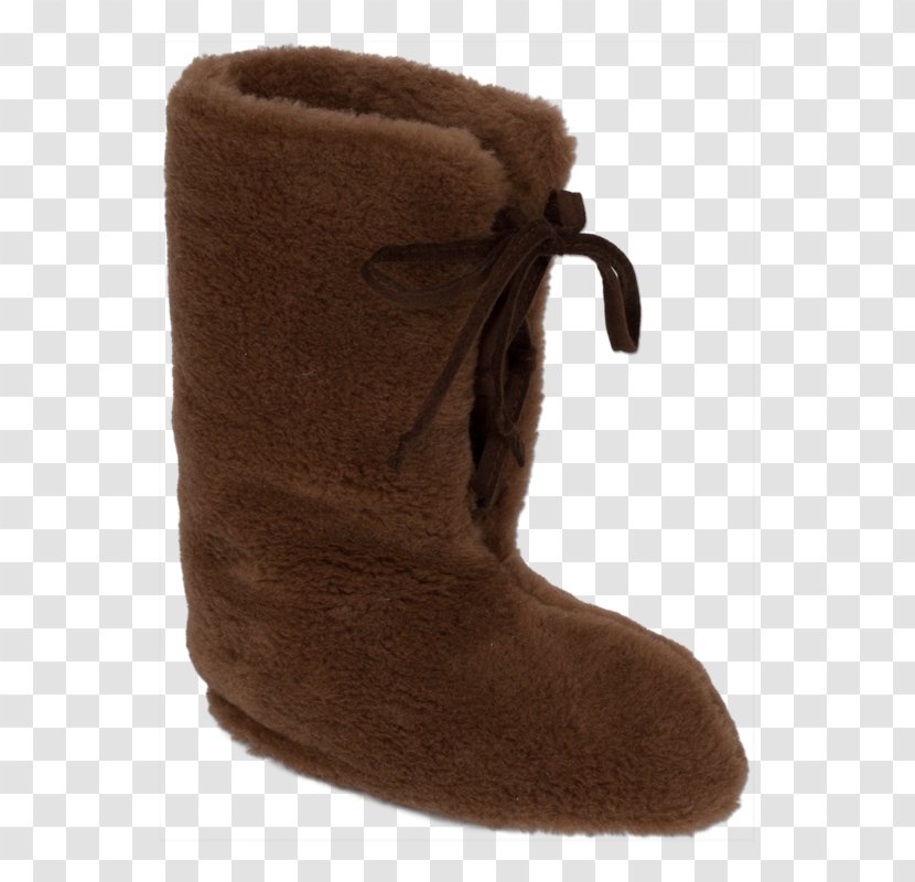 Snow Boot Camel Suede Shoe - Fur Transparent PNG