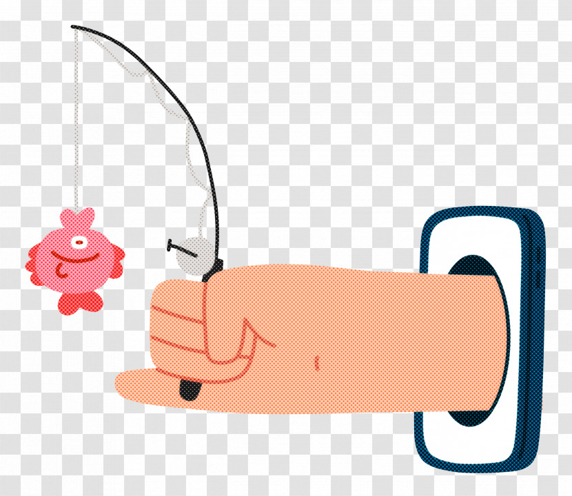 Hand Fishing Transparent PNG