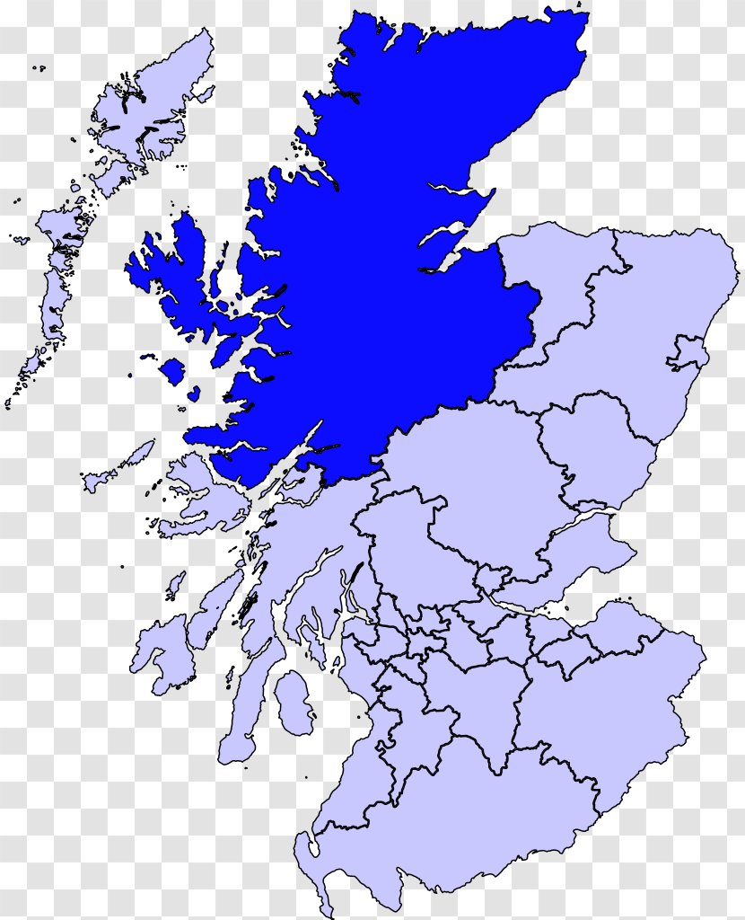 England Scottish Independence Referendum, 2014 Highlands Map Gaelic - Scotland Transparent PNG