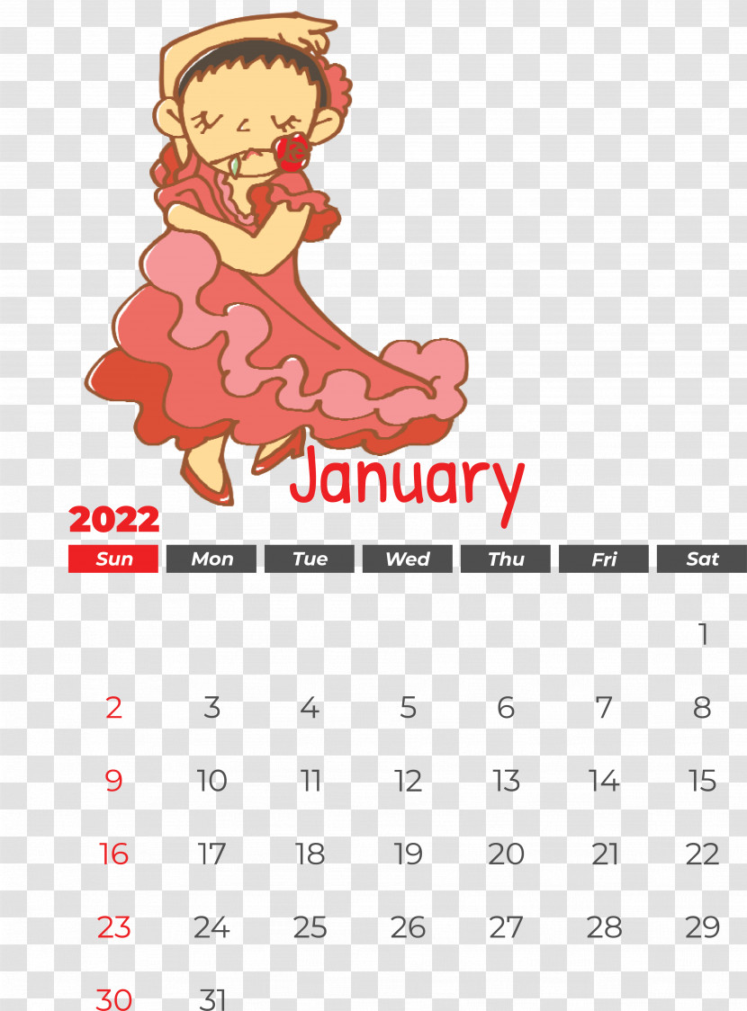 長坡村委会 New Year Pin Up 長坡村委会 Cartoon Calendar Transparent PNG