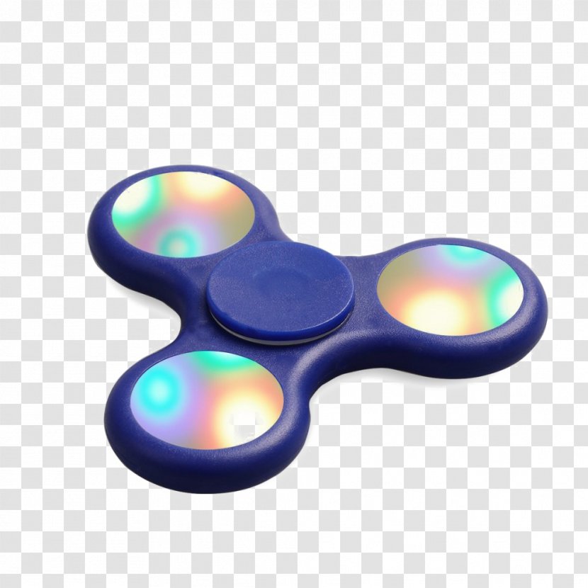 Light-emitting Diode Fidget Spinner Fidgeting Toy - Electrical Switches - Light Transparent PNG
