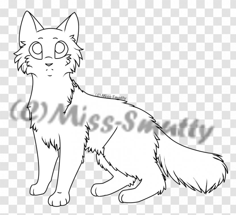 Whiskers Wildcat Red Fox Line Art - Animal Figure - Cat Transparent PNG