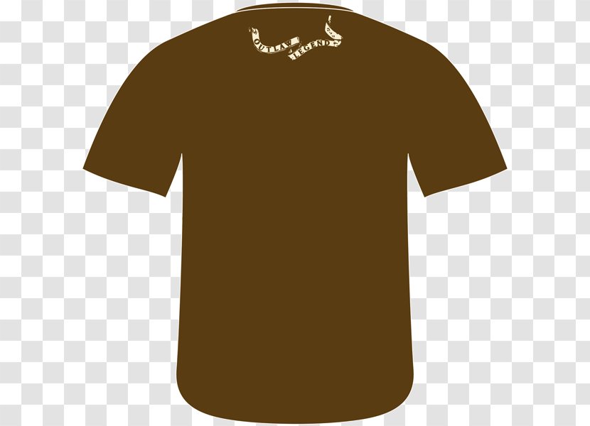 Printed T-shirt Jersey Hoodie Sleeve - Brown Transparent PNG