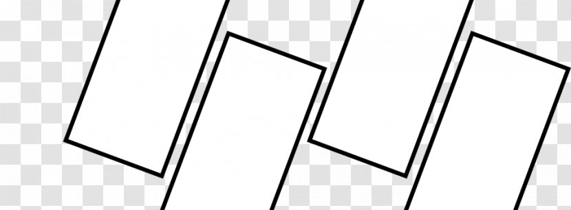 Paper Angle White Line Art Font Transparent PNG