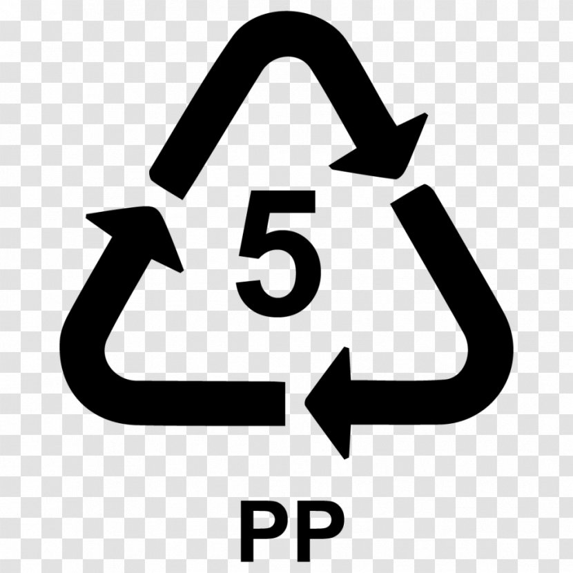 Polypropylene Plastic Recycling Codes - Packaging And Labeling - Recycle Transparent PNG