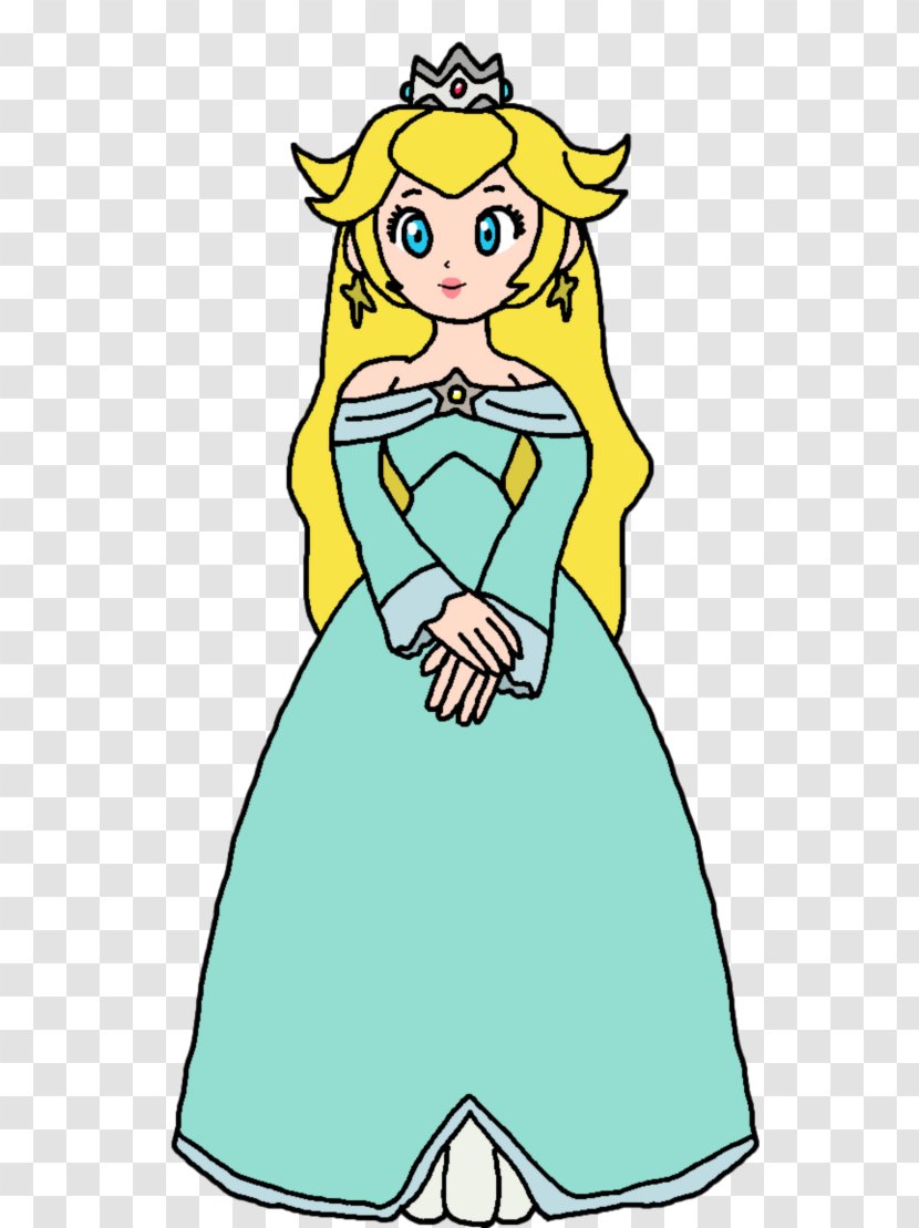 Rosalina Princess Peach Super Mario Odyssey Dress - Art Transparent PNG