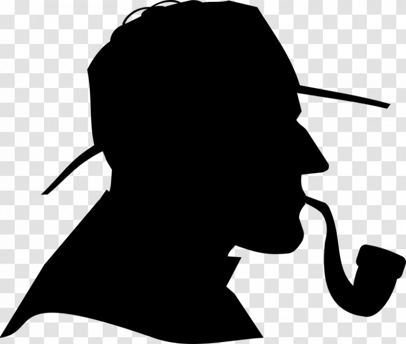 Detective Sherlock Holmes Clip Art - Photography - Silhouette Transparent PNG