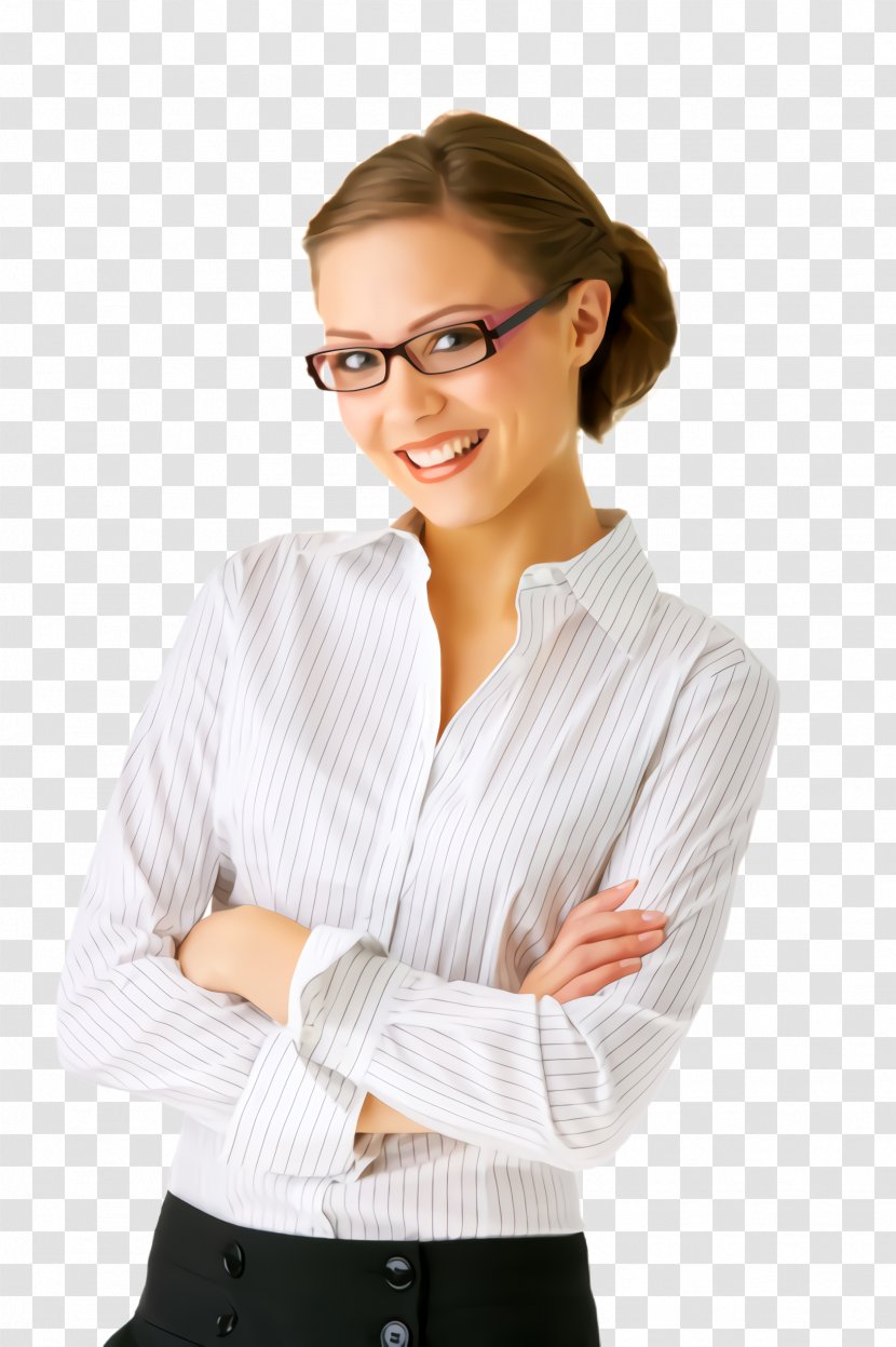 Glasses - Clothing - Blouse Sleeve Transparent PNG