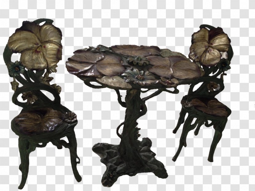 Tiffany Glass Antique Stained Table - Metal Transparent PNG
