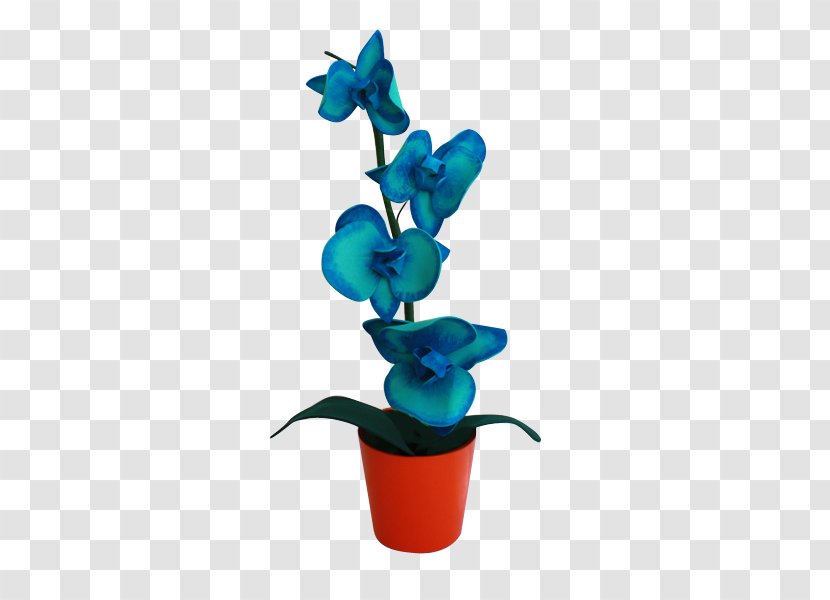 Cut Flowers Blue Orchids Turquoise Plant - Price - Maceta Flores Transparent PNG