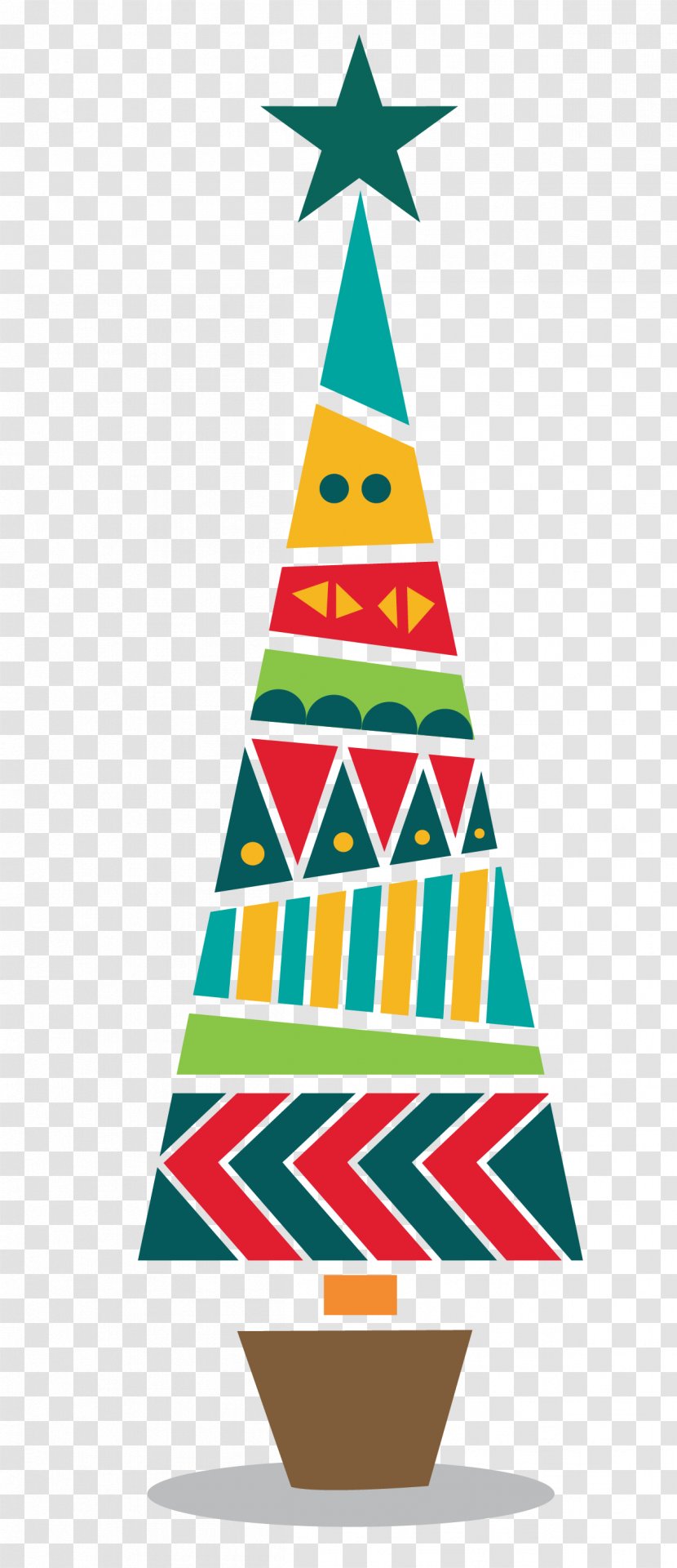 Christmas Tree Card Decoration New Year - Decorations Transparent PNG