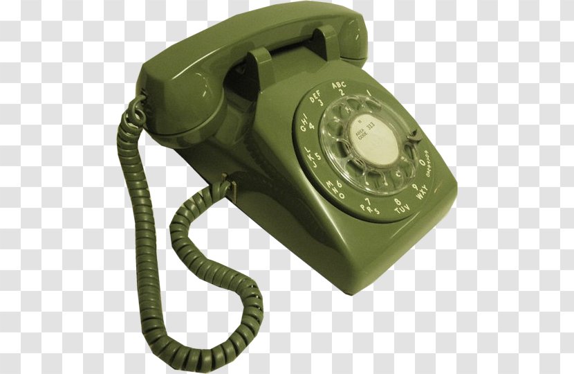 Telephone Call Rotary Dial Mobile Phone Business System - Email - Green Transparent PNG
