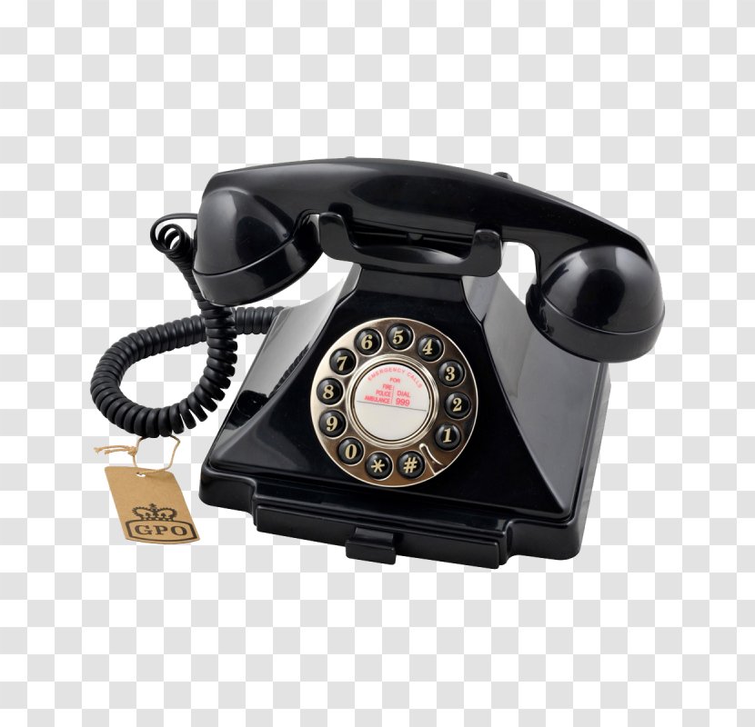 Rotary Dial Push-button Telephone GPO Telephones Retro 746 - Trimphone - Gpo Transparent PNG