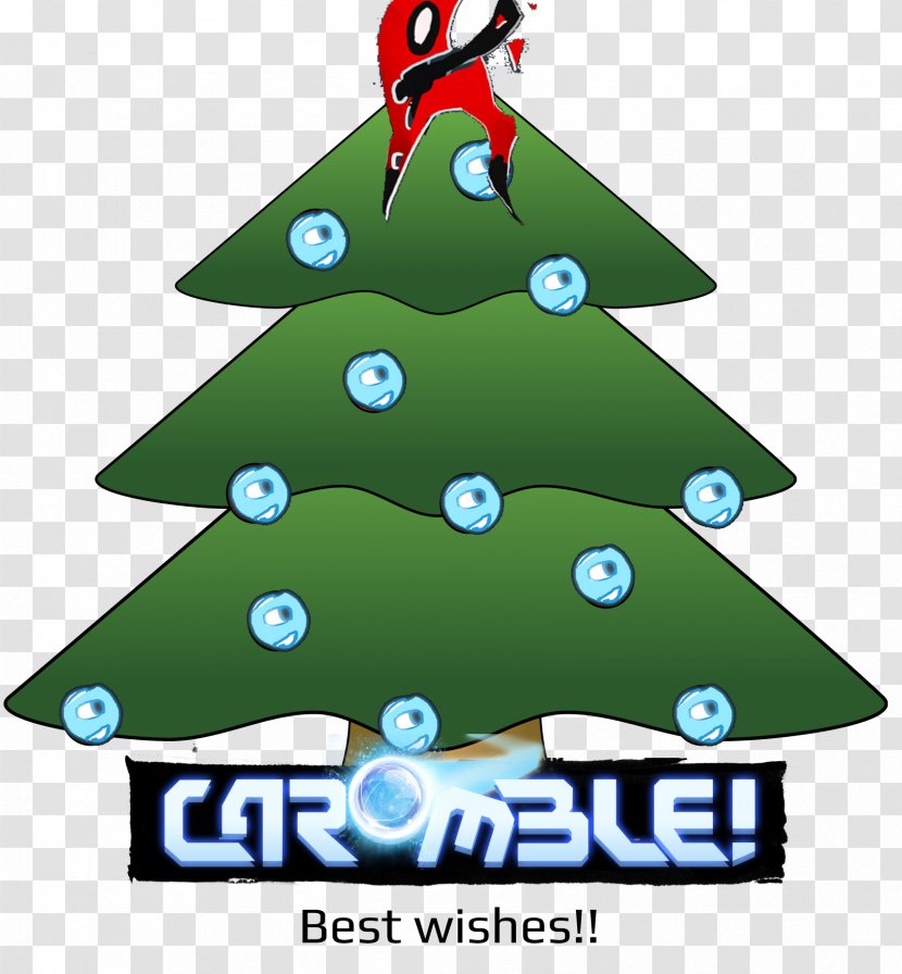 Christmas Tree Cartoon Clip Art Transparent PNG