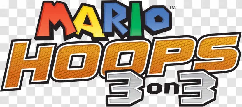Mario Hoops 3-on-3 Sports Mix Bowser Luigi - Logo Transparent PNG