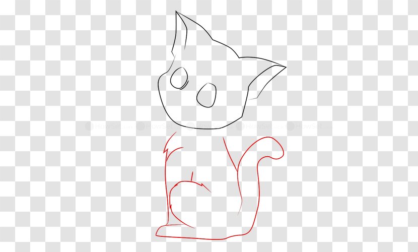 Whiskers Kitten Cat /m/02csf Clip Art - Cartoon Transparent PNG
