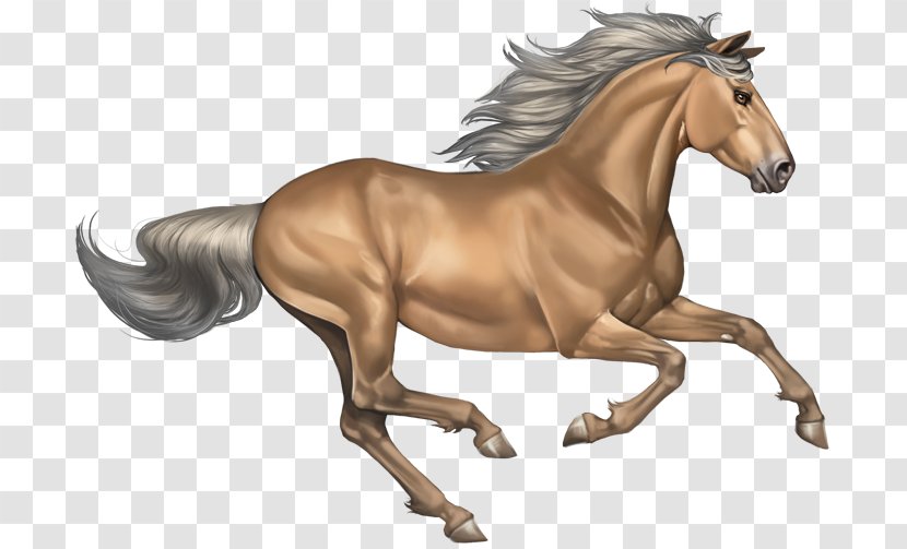 Ford Mustang Clip Art Stallion - Buckskin - Golden Horse Transparent PNG