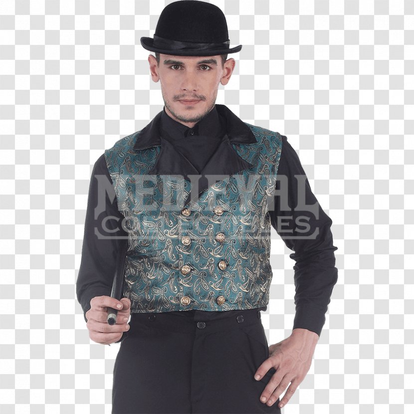 Double-breasted Waistcoat Gilets Clothing Costume - Doublebreasted - Jacket Transparent PNG