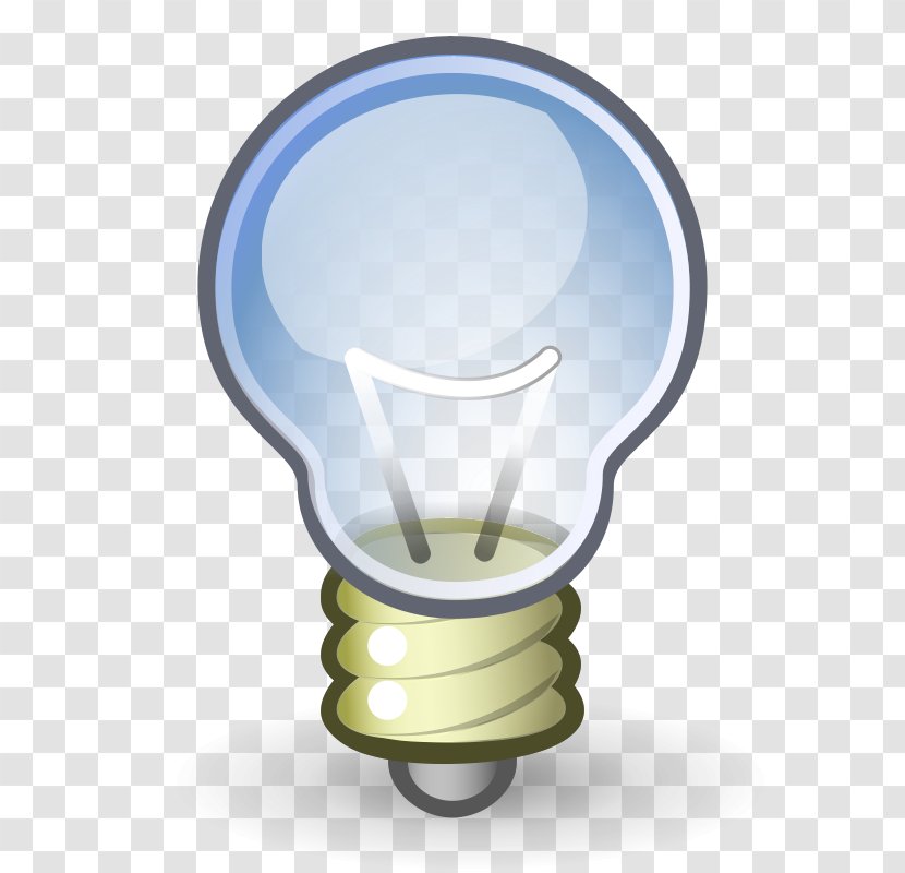 Incandescent Light Bulb Icon - Lamp - Lightbulb Transparent PNG