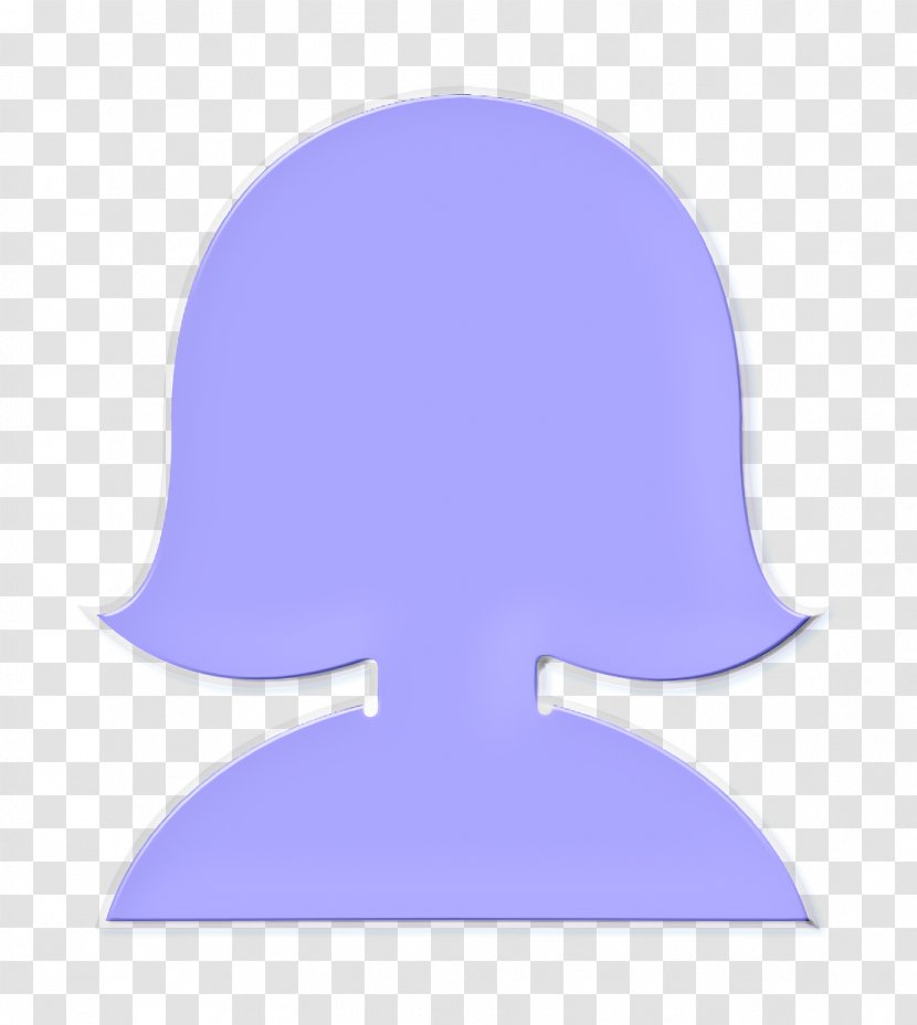 Person Icon - Headgear - Electric Blue Violet Transparent PNG