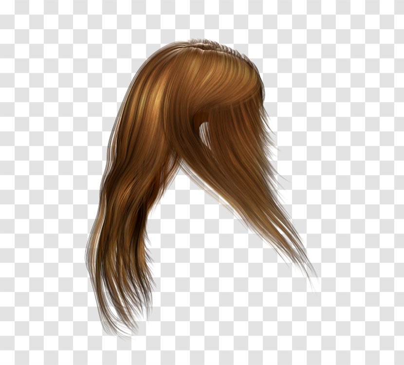 Hairstyle Cabelo Wig Brown Hair - Layered Transparent PNG