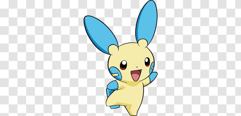 Ash Ketchum Pokémon X And Y Red Blue Minun - Hare - Poketmon Transparent PNG