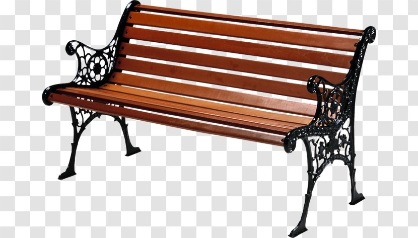 Park Cartoon - Outdoor Bench - Armrest Wood Stain Transparent PNG